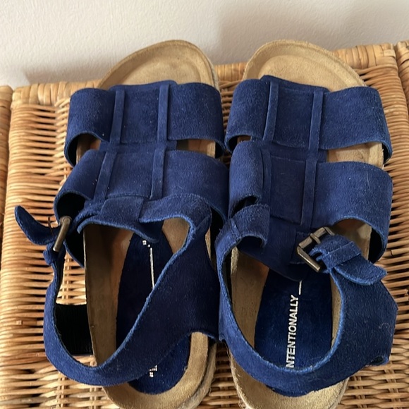 Free People x Intentionally Marine Dream Flatform Sandals Size 7.5 NEW - Picture 13 of 14